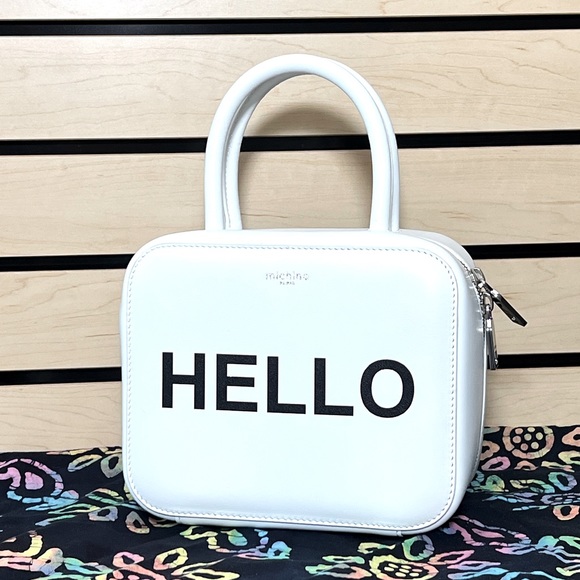 NWOT Michino Paris Pigalle Designer bag HELLO graphic - Picture 11 of 16